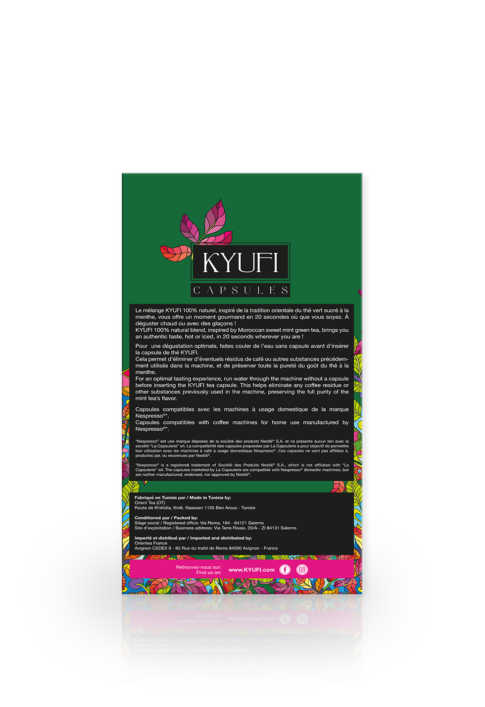 Thé Vert Instantané À La Menthe - Recette Authentique - Compatible Nespresso