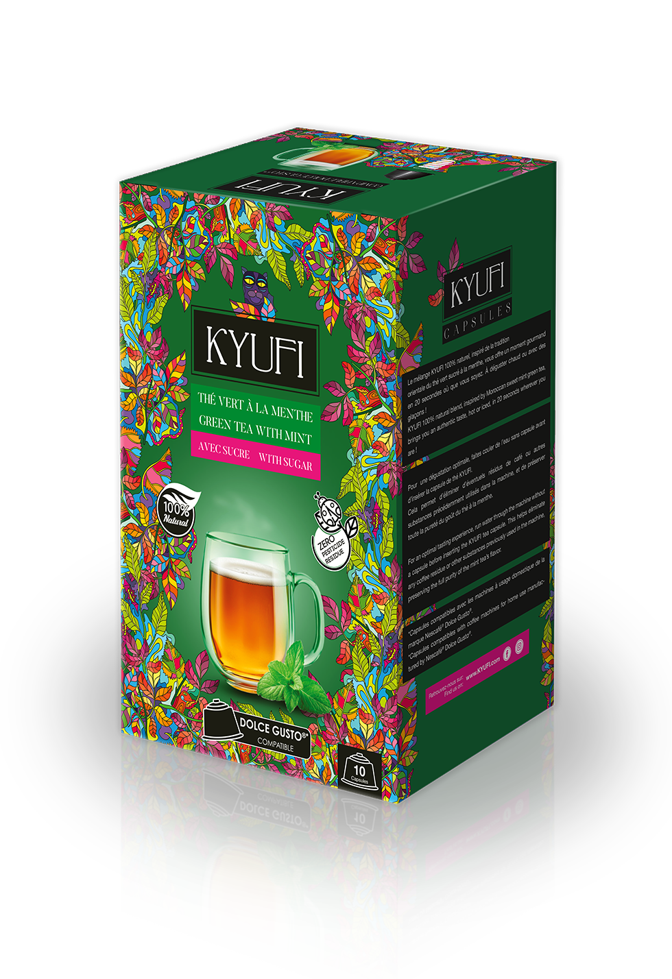 Thé Vert Instantané À La Menthe - Recette Authentique - Compatible Dolce Gusto