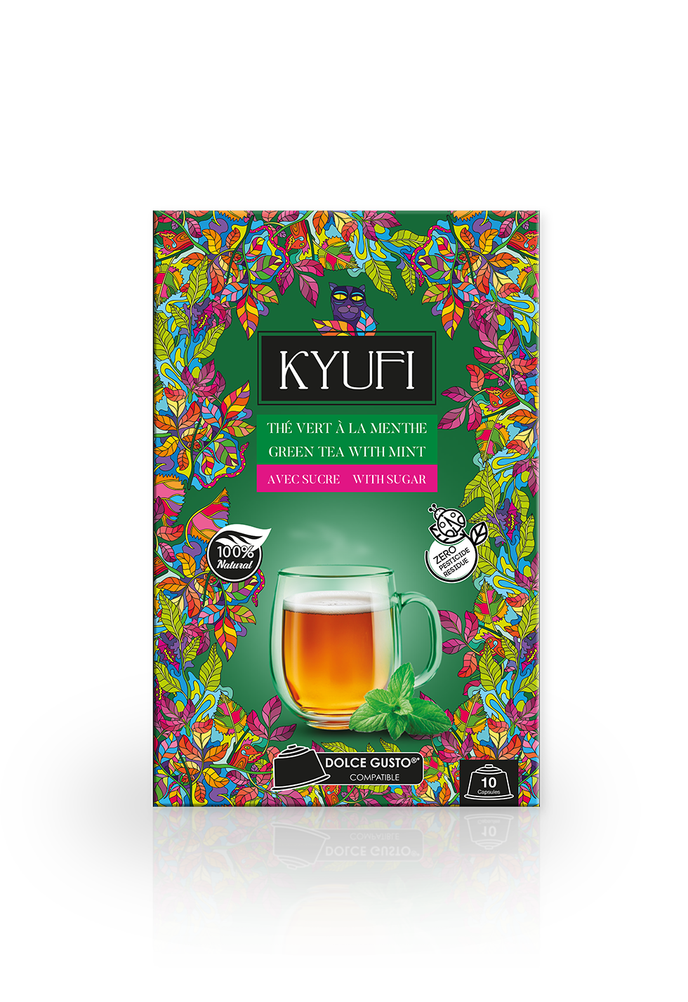 Thé Vert Instantané À La Menthe - Recette Authentique - Compatible Dolce Gusto