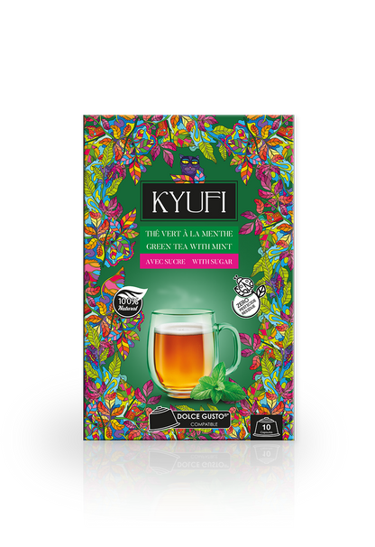 Thé Vert Instantané À La Menthe - Recette Authentique - Compatible Dolce Gusto