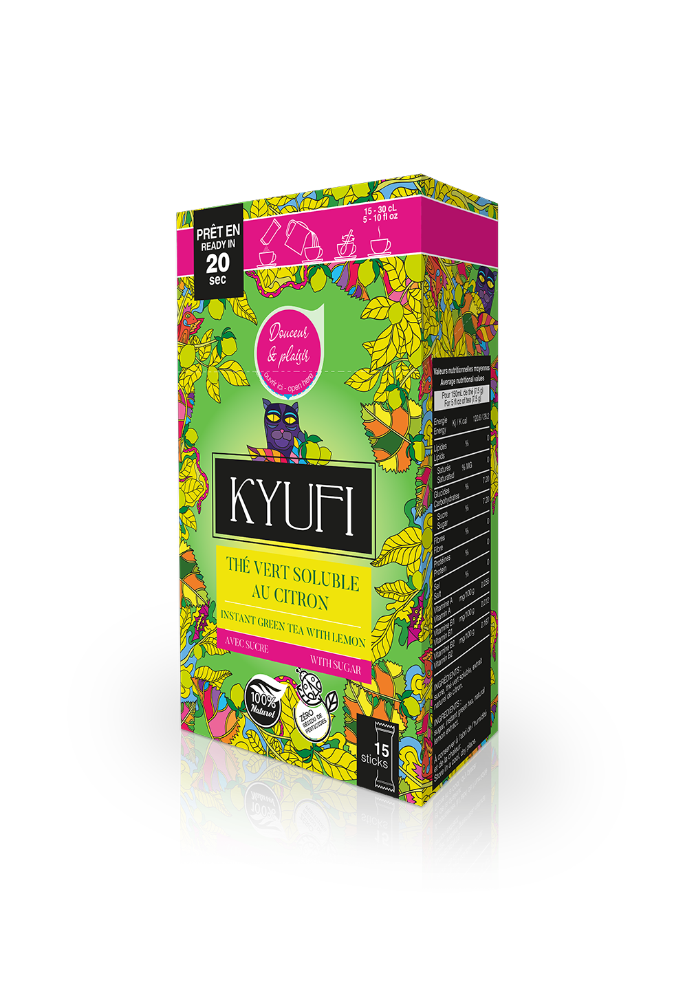 Thé Vert Citron – Douceur et plaisir – Sucré