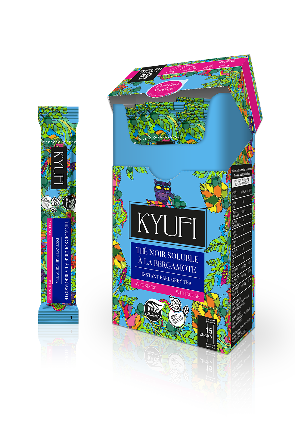 Thé Noir Bergamote – Fraîcheur et plaisir – Sucré