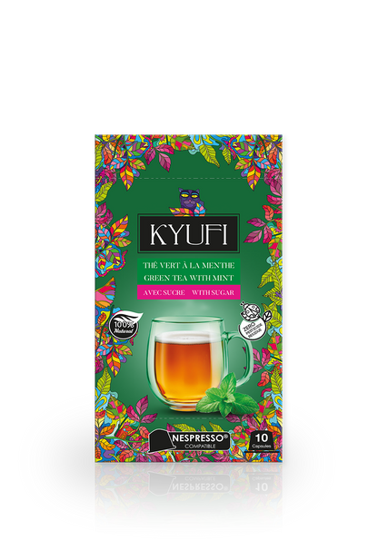Thé Vert Instantané À La Menthe - Recette Authentique - Compatible Nespresso