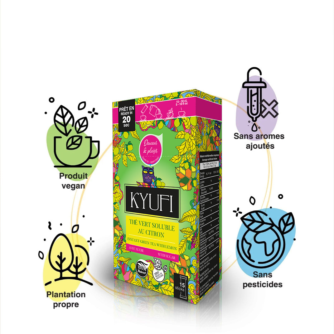 Thé Vert Citron – Douceur et plaisir – Sucré