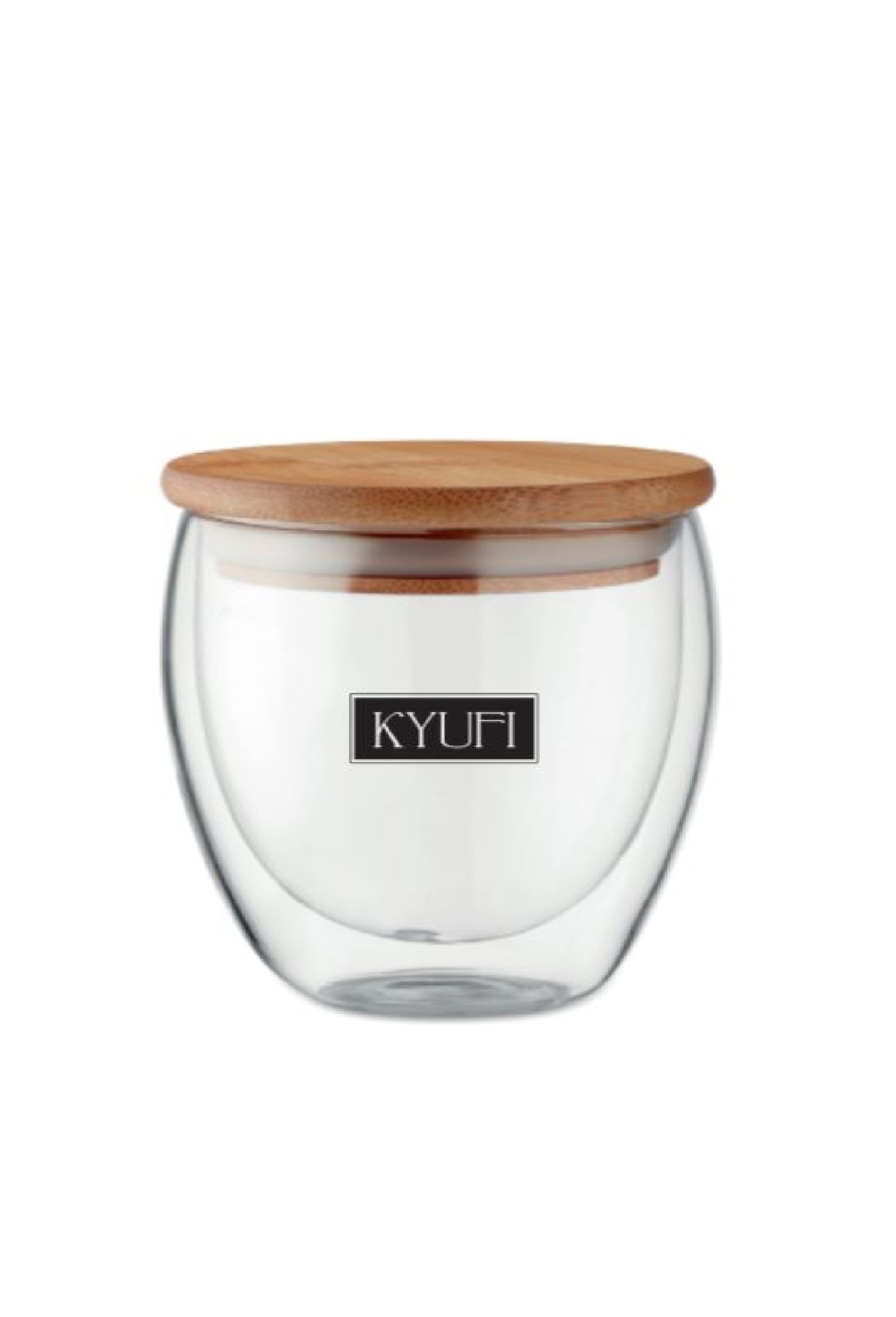 YUMI Beauty - Tasse verre double paroi avec infuseur & cuillère